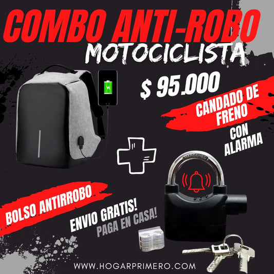 Combo AntiRobo para Motociclistas